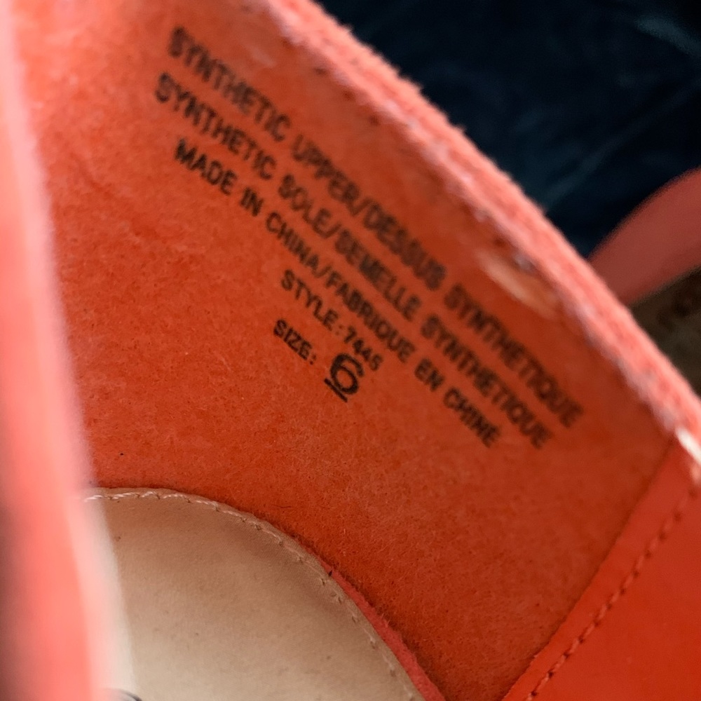 Orange Platform Heels - Picture 4 of 4